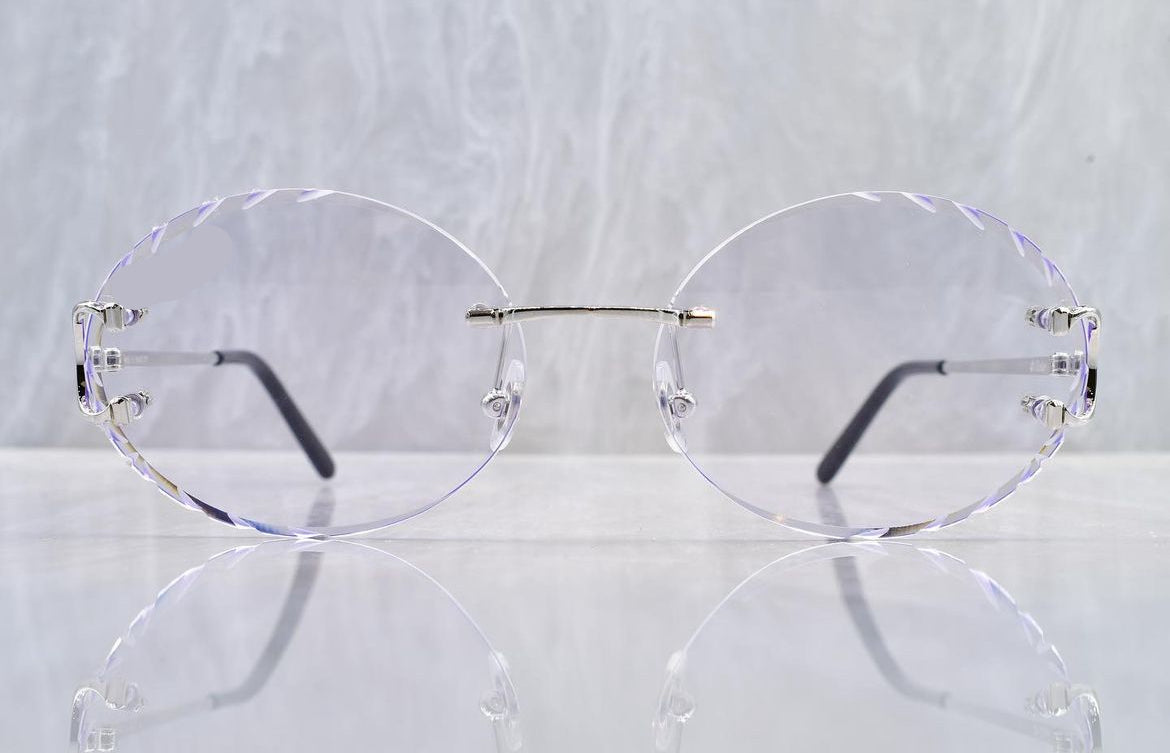 Pre-Owned Cartier C-Decor Diamond Cur Sunglasses Giverny